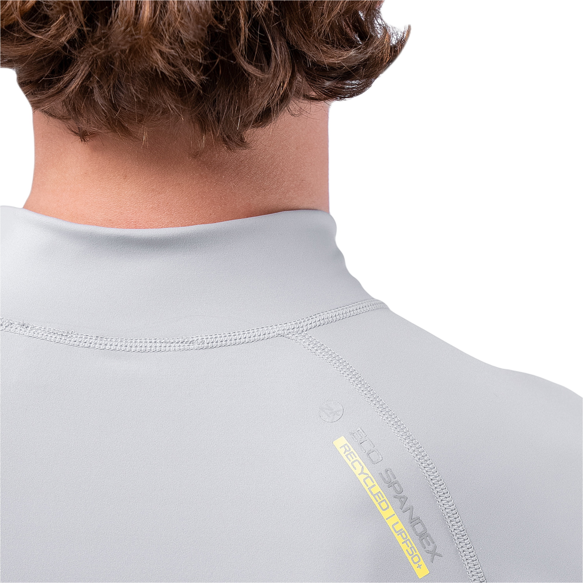 Zhik Mens Eco Spandex UPF50+ Short Sleeve Top DTP-0067-M-PLT - Platinum
